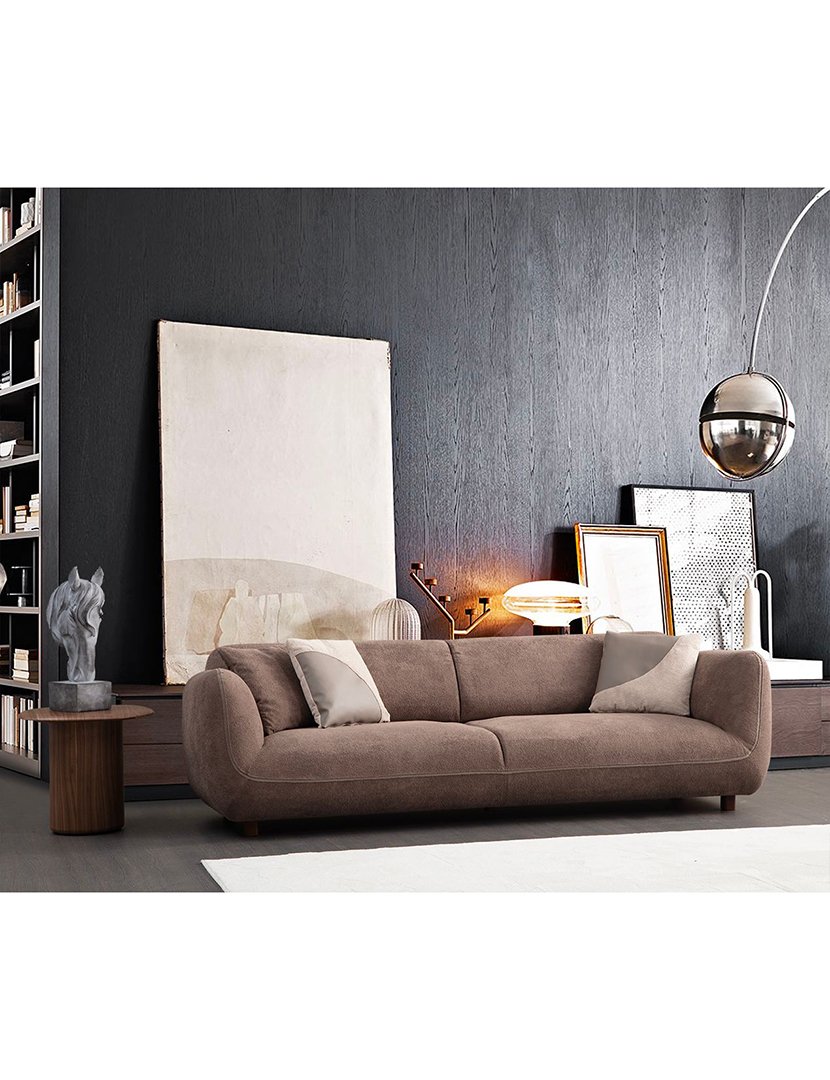 Sofá 4L Pavia Castanho