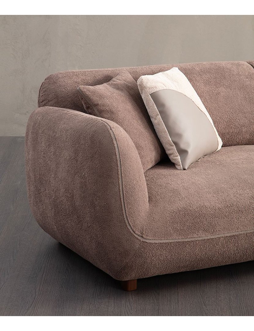 Sofá 4L Pavia Castanho