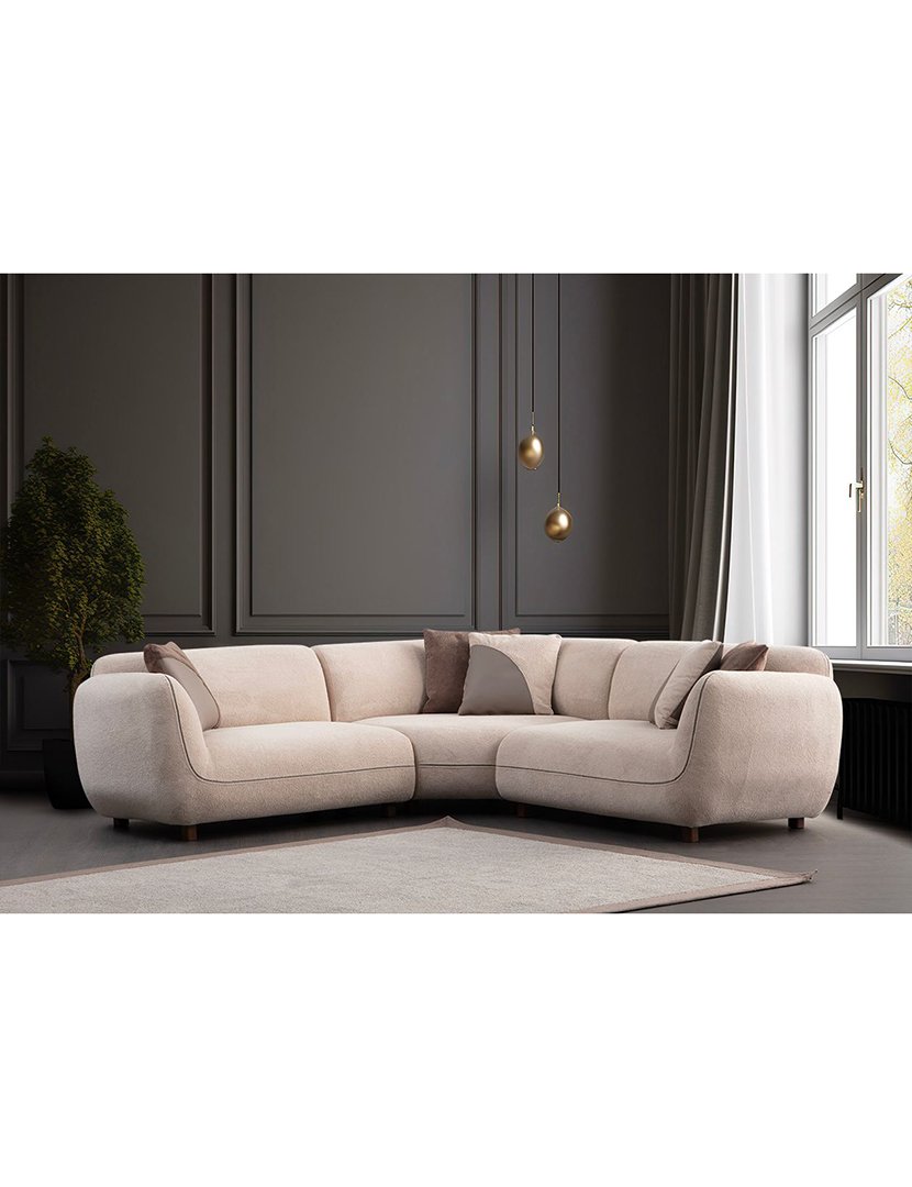 Sofá Modular Canto Pavia 3 Creme