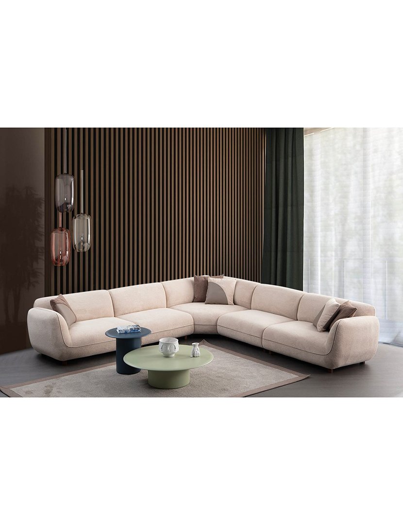 Sofá Modular Canto Pavia 5 Creme