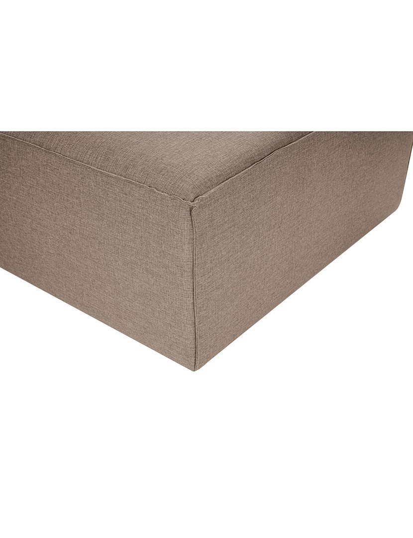 Sofá Modular Chaise Longue Fora Castanho