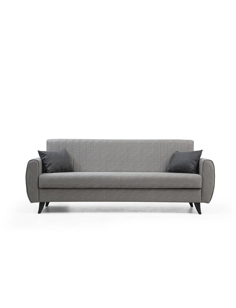 Sofá Cama 3L Alkon Cinzento Claro