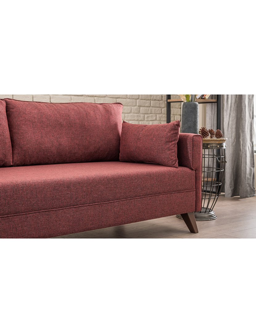 Sofá Chaise Longue Esquerdo Bella Borgonha