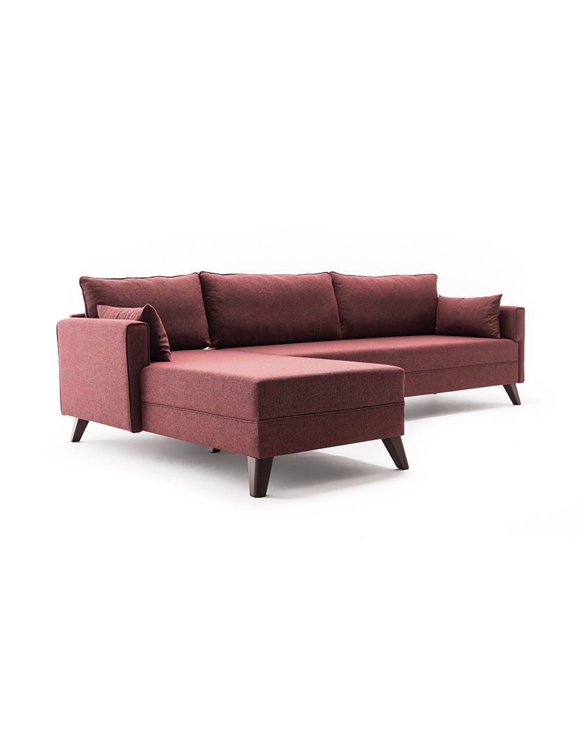 Sofá Chaise Longue Esquerdo Bella Borgonha