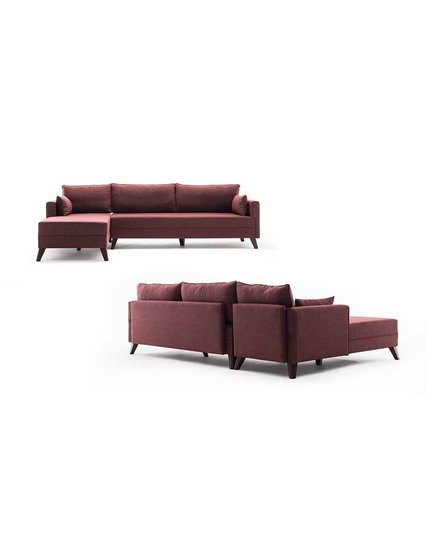 Sofá Chaise Longue Esquerdo Bella Borgonha
