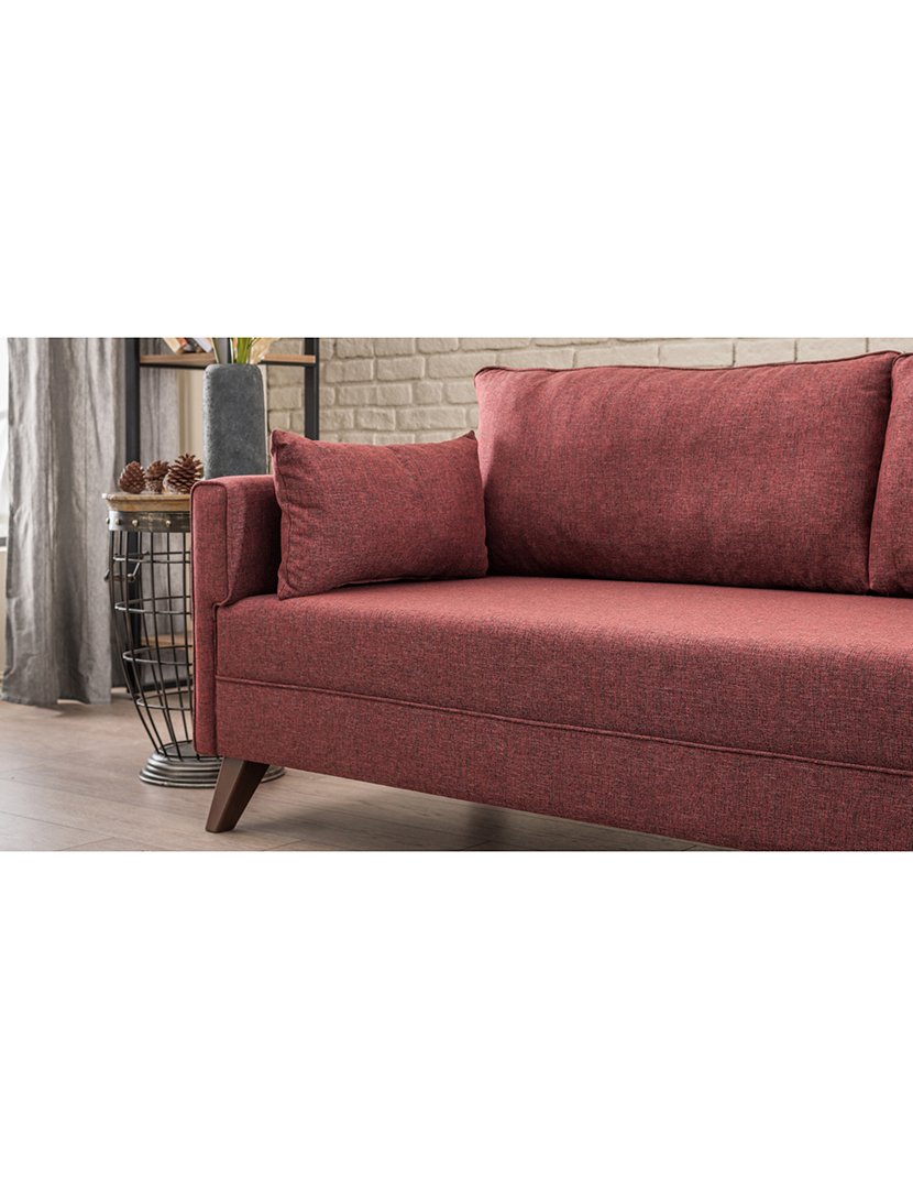 Sofá Chaise Longue Direito Bella Borgonha