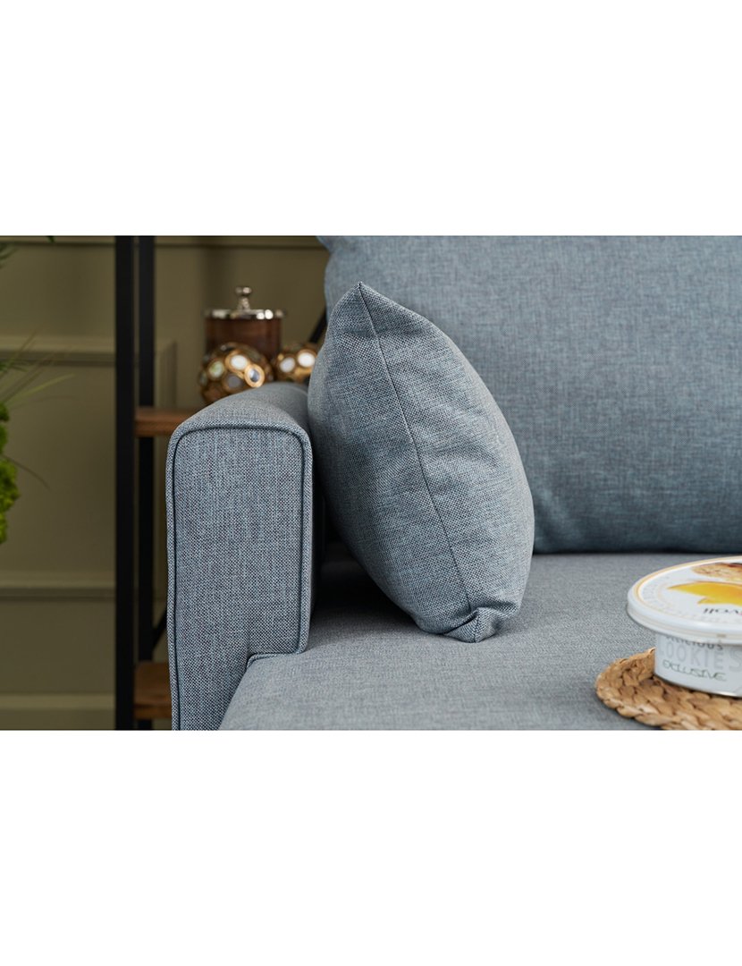 Sofá Chaise Longue Esquerdo Bella Azul