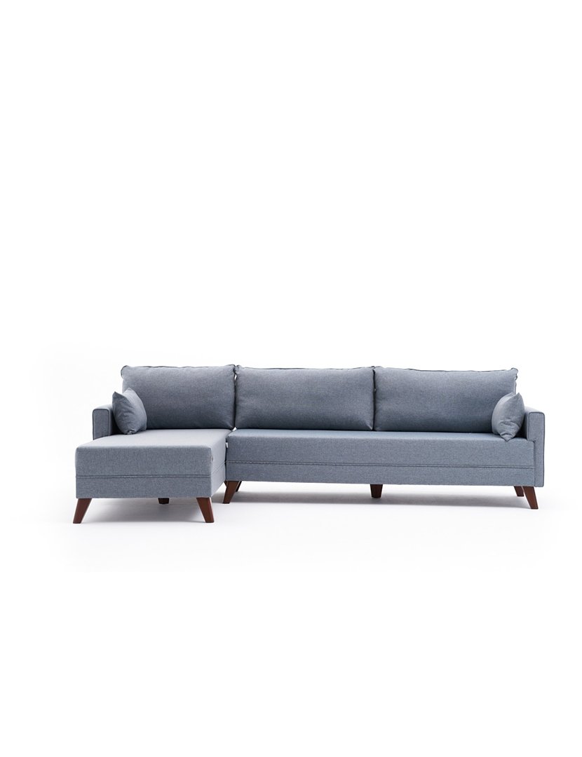 Sofá Chaise Longue Esquerdo Bella Azul