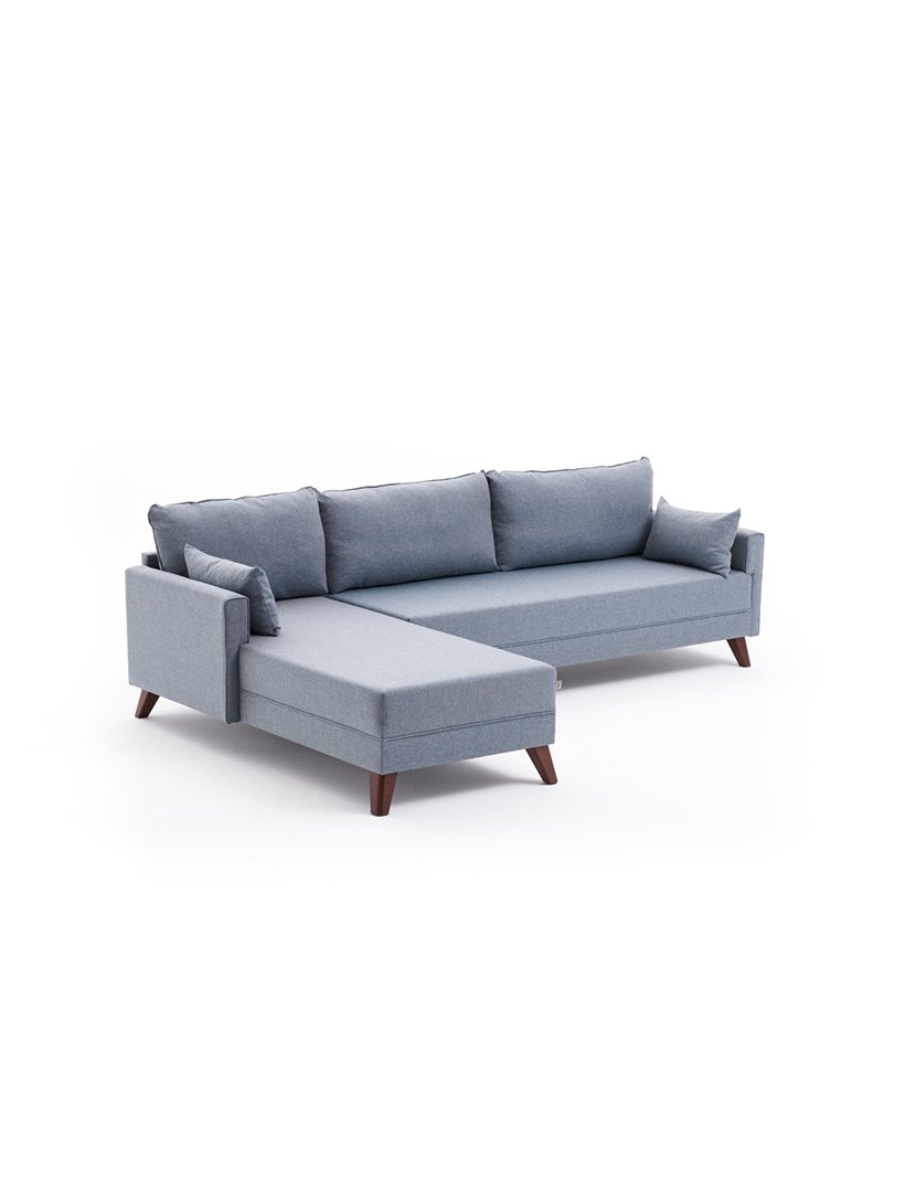 Sofá Chaise Longue Esquerdo Bella Azul