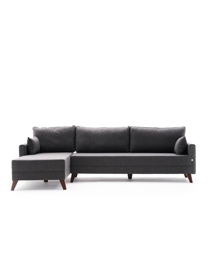 Sofá Chaise Longue Esquerdo Bella Antracite