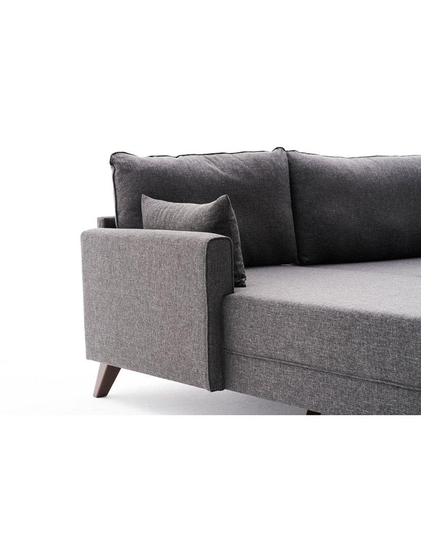 Sofá Chaise Longue Esquerdo Bella Antracite