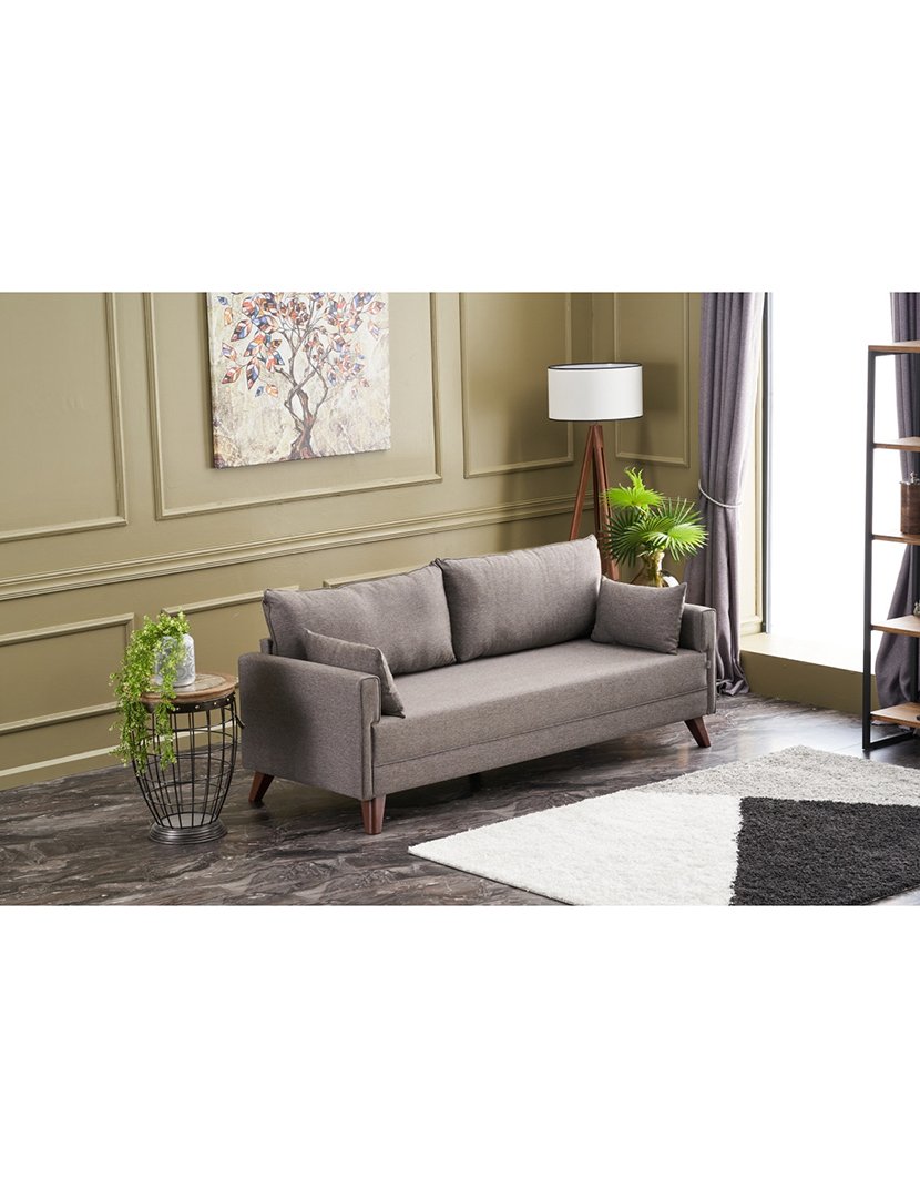 Sofá 3L Bella Castanho