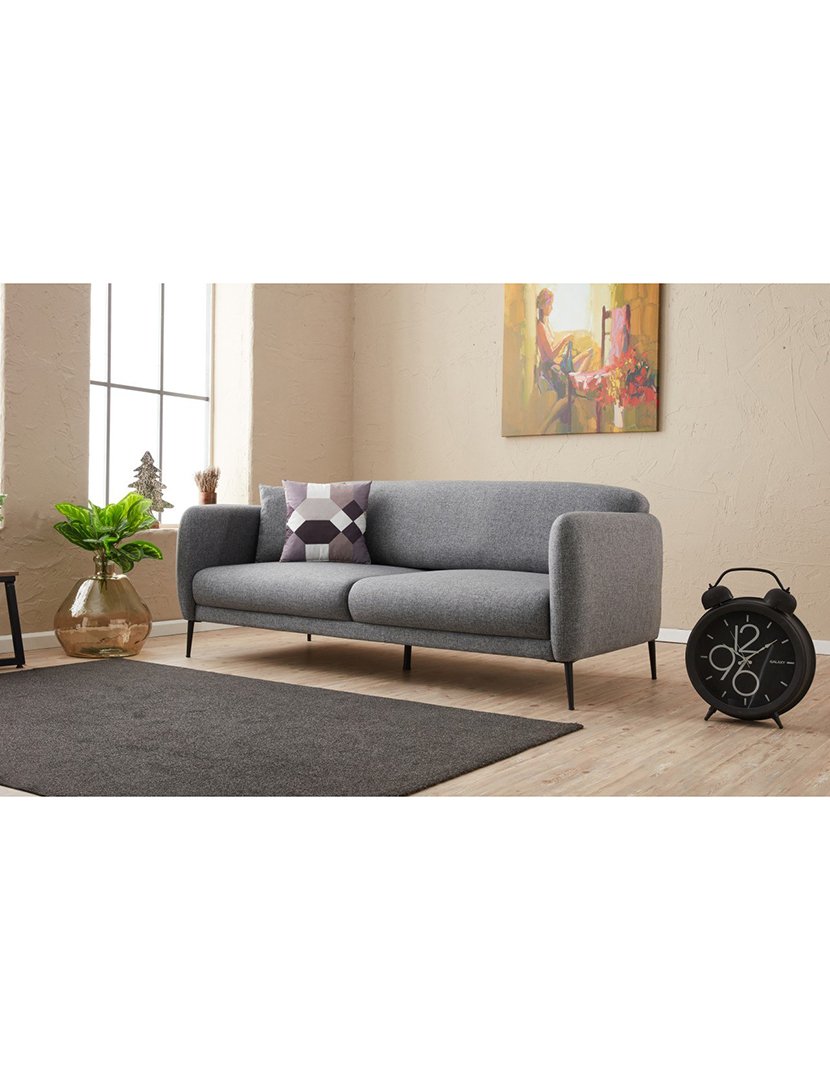 Sofá Cama 3L Venus Cinzento