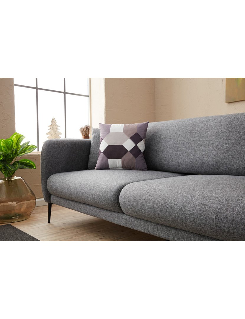 Sofá Cama 3L Venus Cinzento