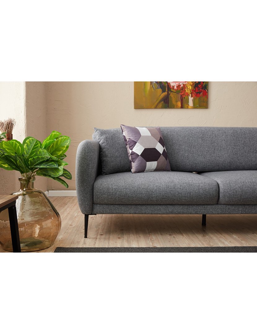 Sofá Cama 3L Venus Cinzento