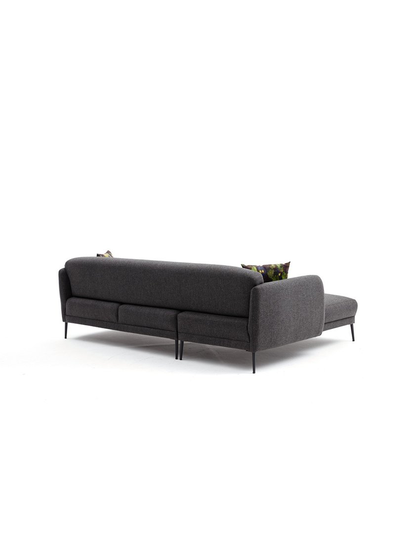 Sofá Cama Chaise Longue Esquerdo Venus Antracite