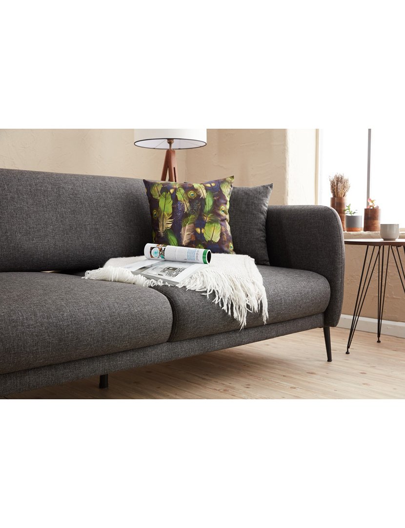 Sofá Cama Chaise Longue Esquerdo Venus Antracite