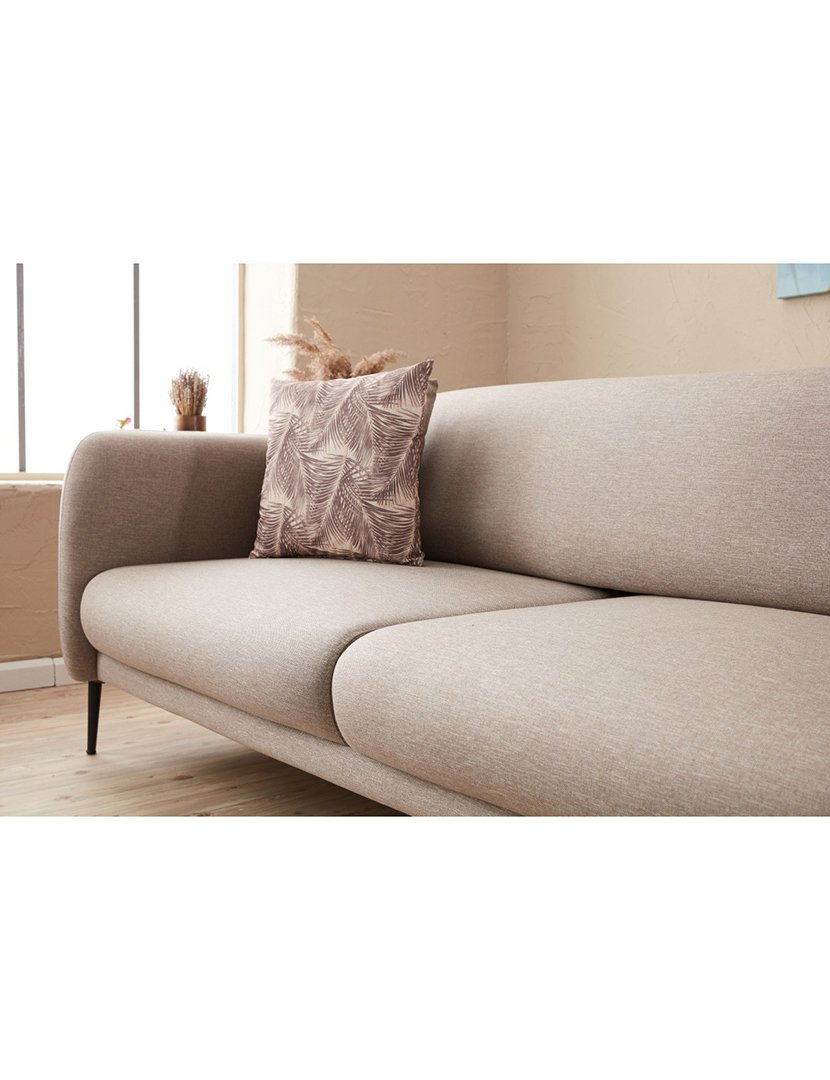 Sofá Cama Chaise Longue Direito Venus Creme