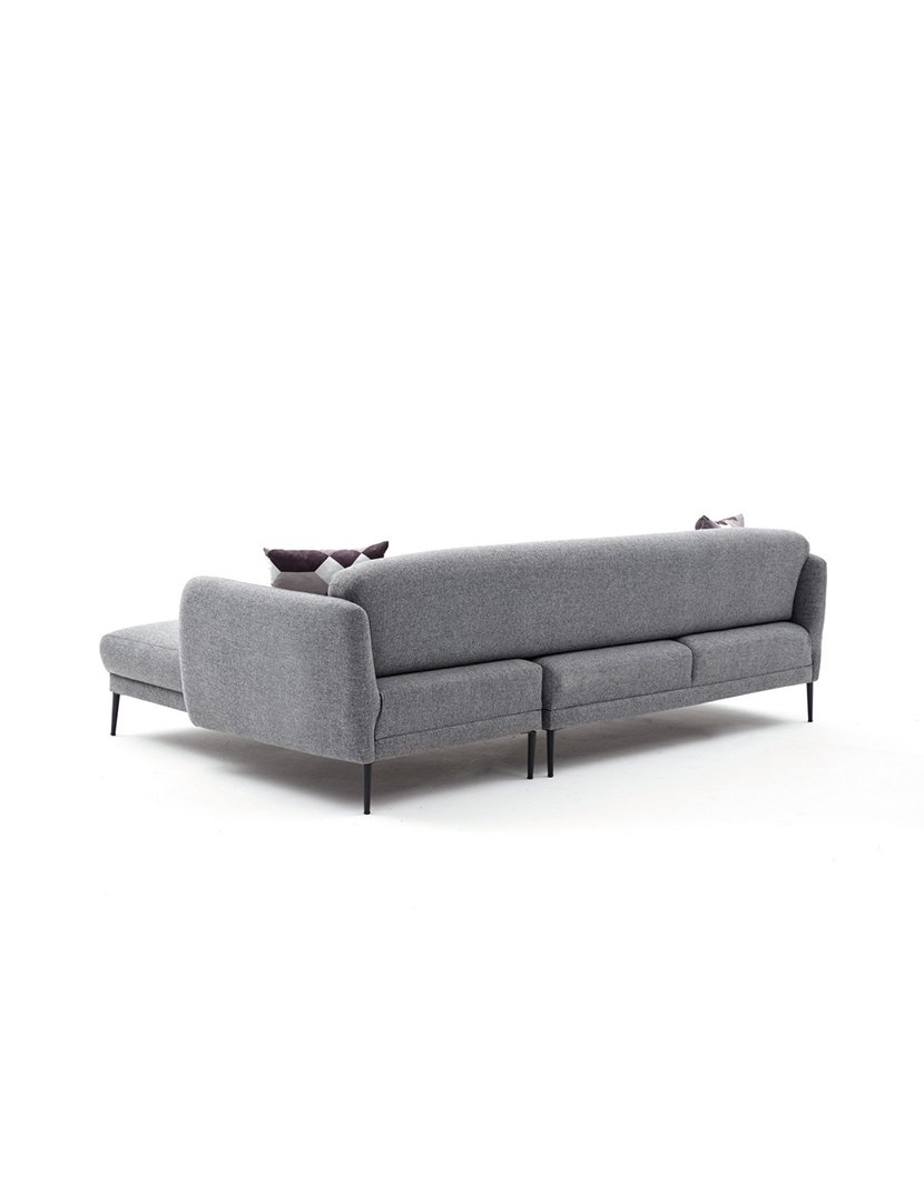 Sofá Cama Chaise Longue Direito Venus Cinzento