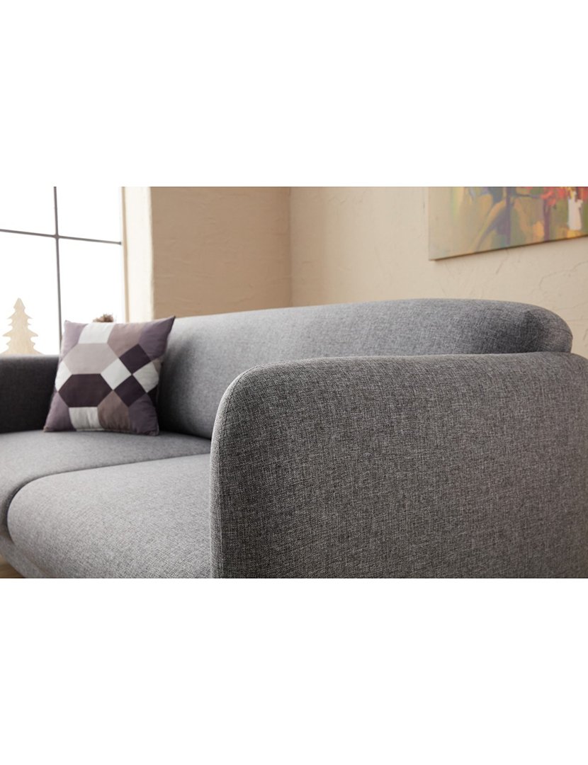 Sofá Cama Chaise Longue Direito Venus Cinzento