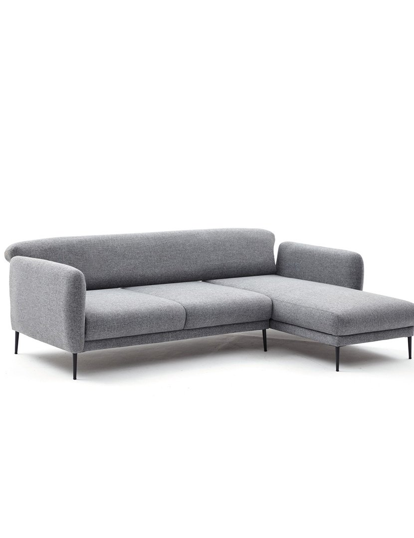 Sofá Cama Chaise Longue Direito Venus Cinzento