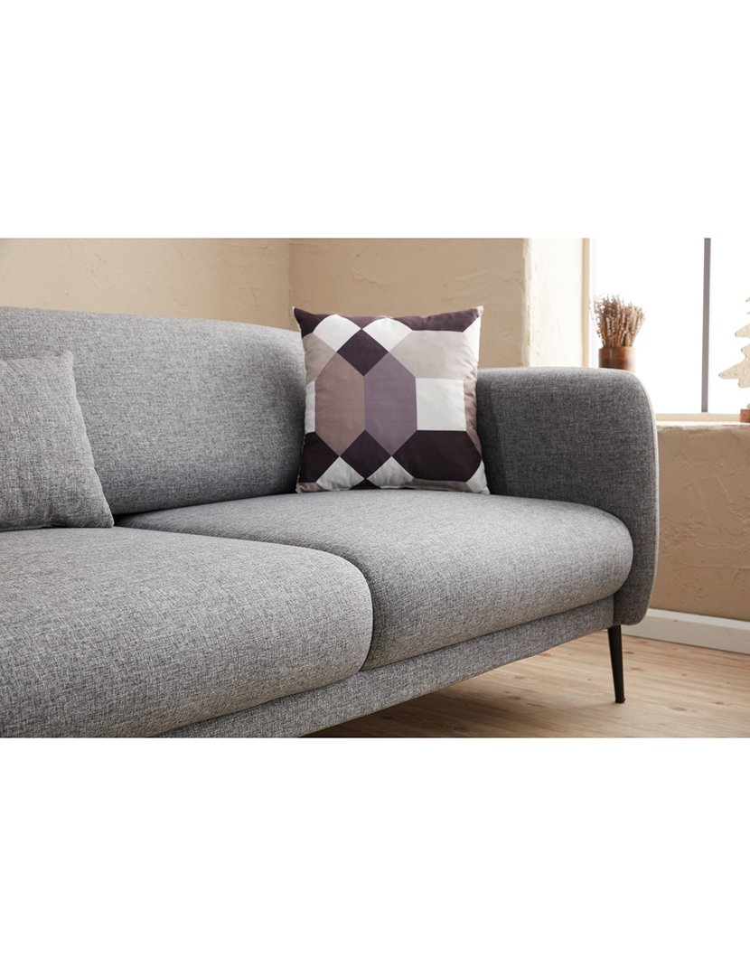 Sofá Cama Chaise Longue Esquerdo Venus Cinzento