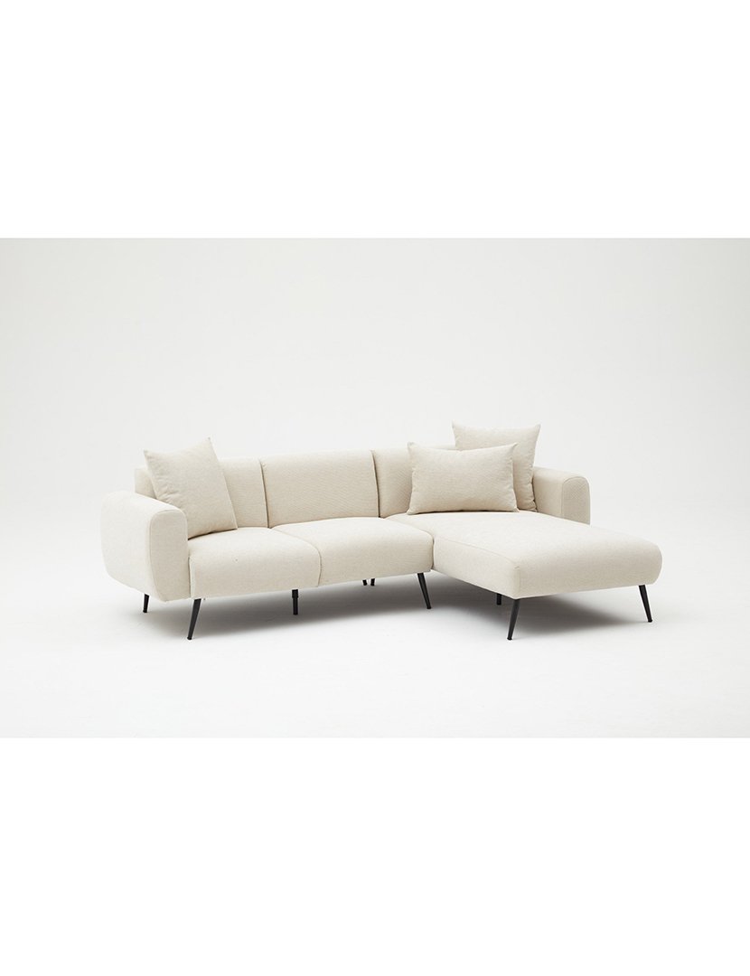 Sofá Chaise Longue Direito Side Creme
