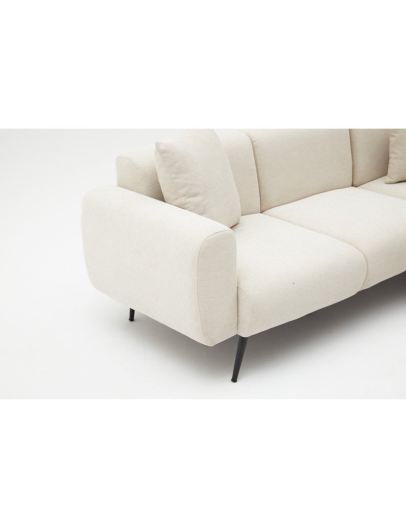 Sofá Chaise Longue Direito Side Creme
