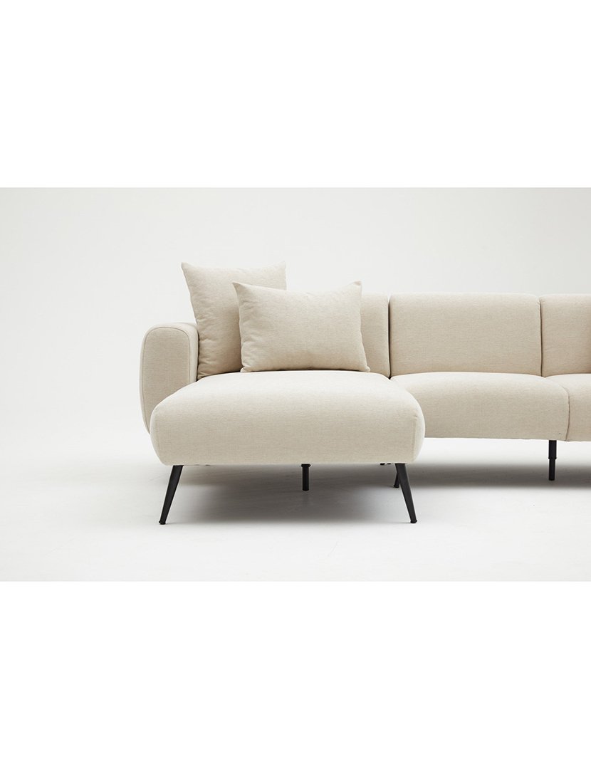 Sofá Chaise Longue Esquerdo Side Creme