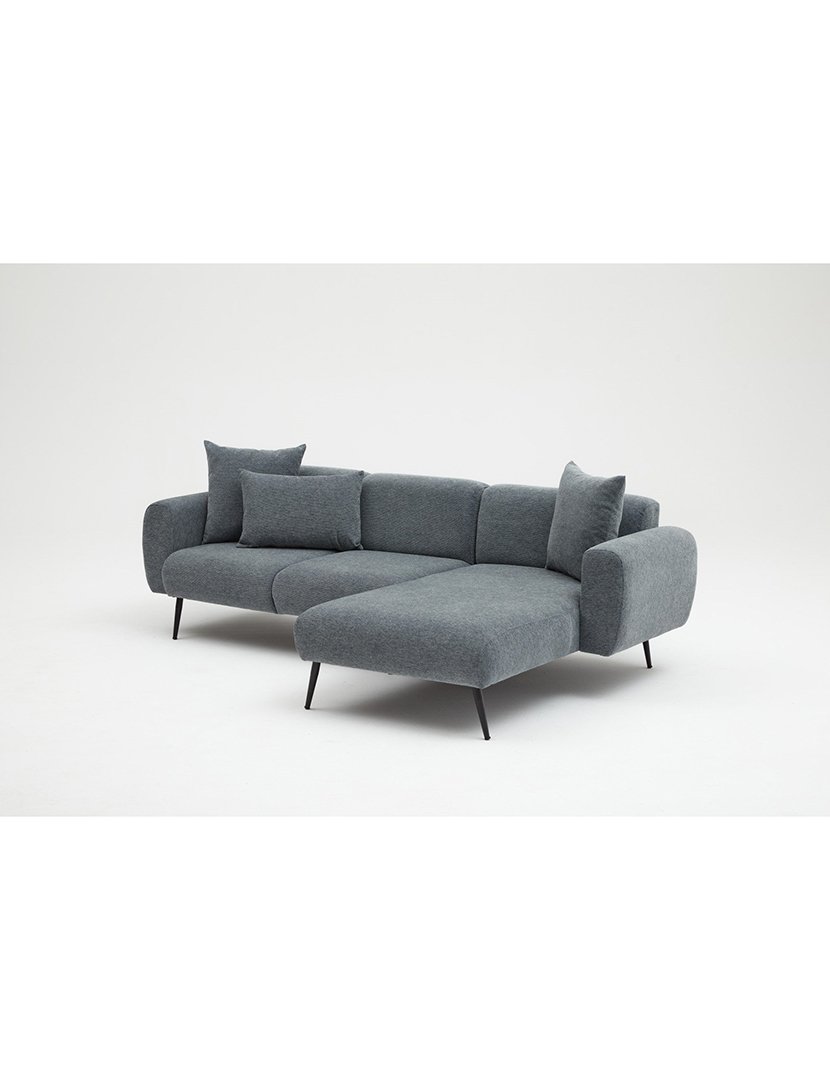 Sofá Chaise Longue Direito Side Antracite