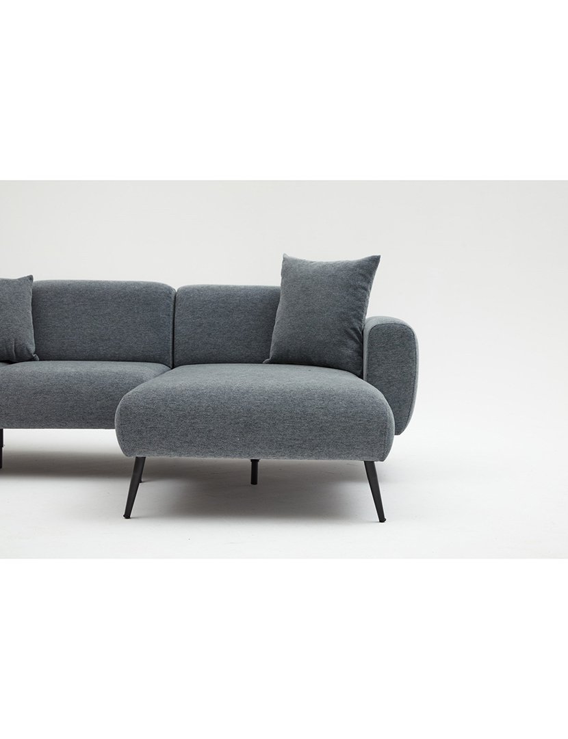 Sofá Chaise Longue Direito Side Antracite