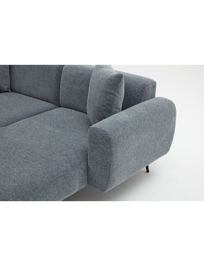 Sofá Chaise Longue Direito Side Antracite