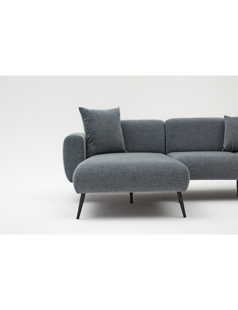 Sofá Chaise Longue Esquerdo Side Antracite