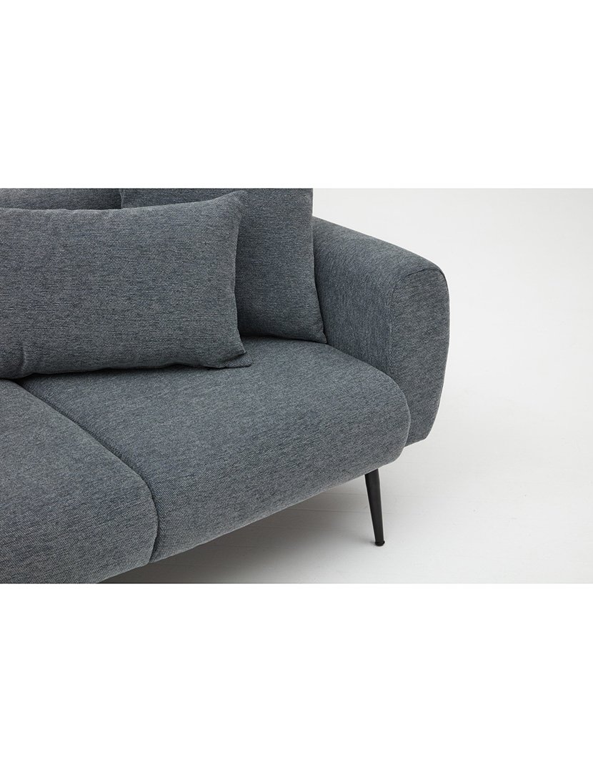 Sofá Chaise Longue Esquerdo Side Antracite