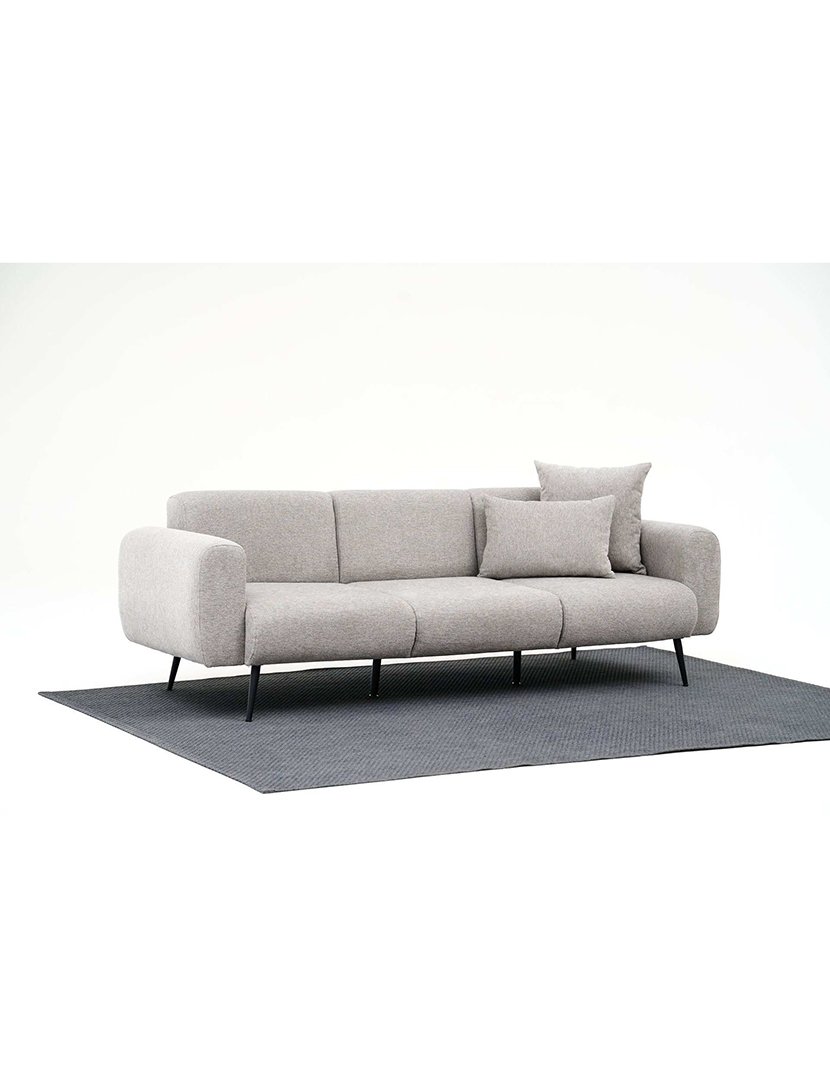 Sofá 3L Side Cinzento Claro