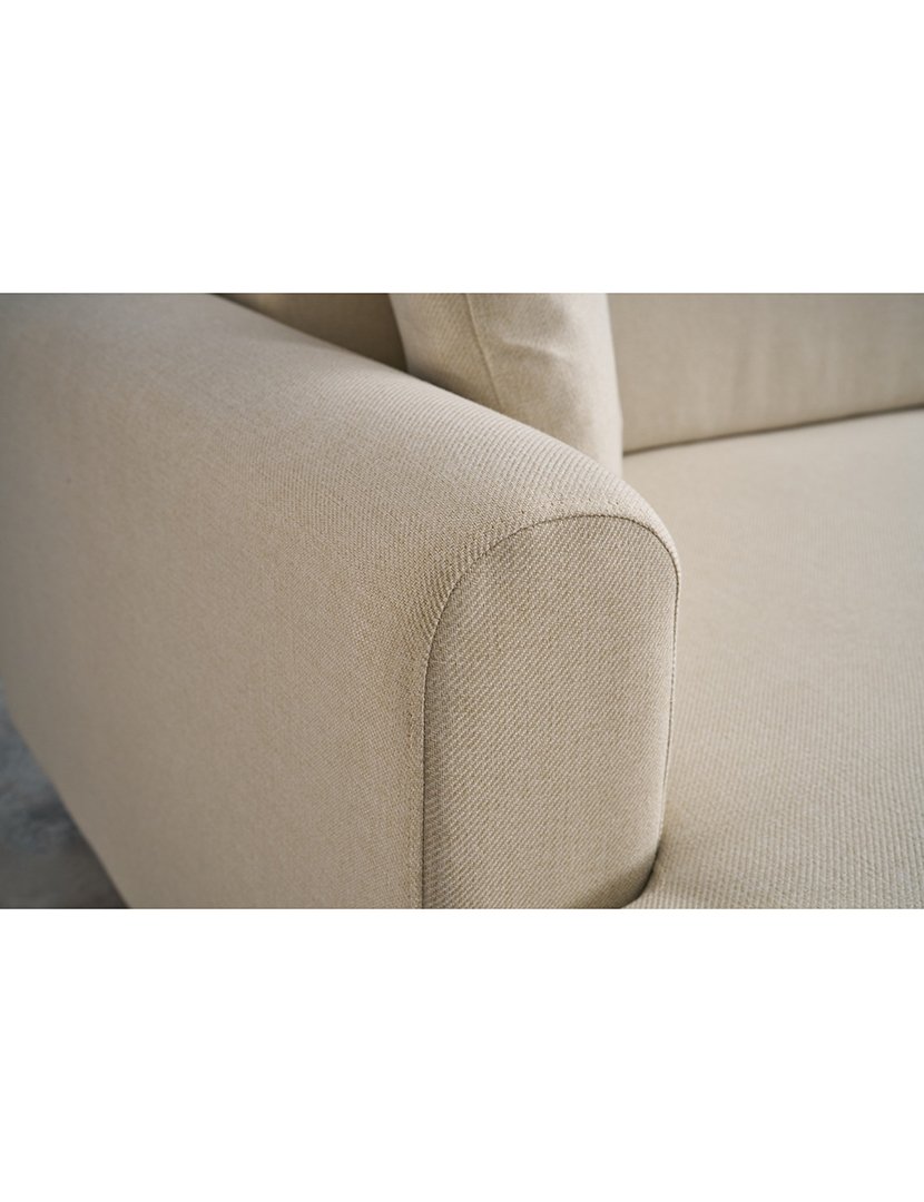 Sofá Cama Chaise Longue Esquerdo Mane Creme