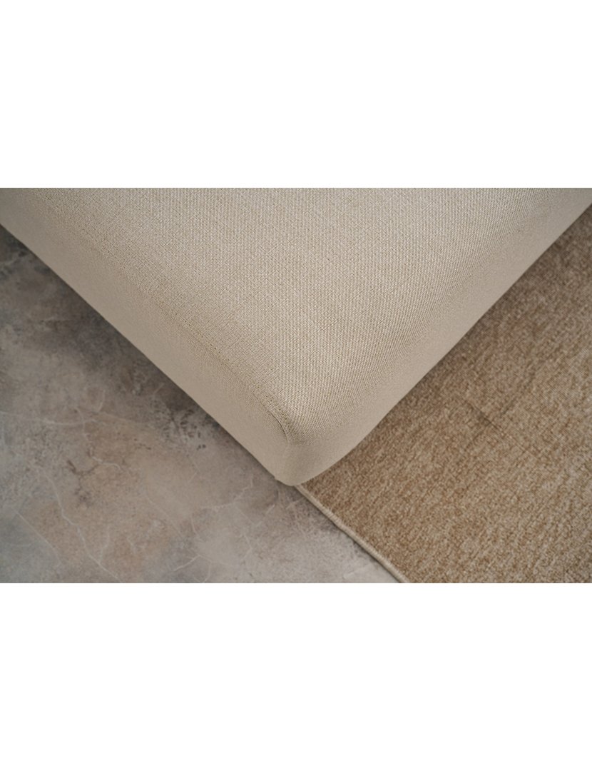 Sofá Cama Chaise Longue Esquerdo Mane Creme