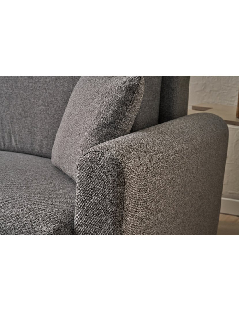 Sofá Cama Chaise Longue Esquerdo Mane Cinzento