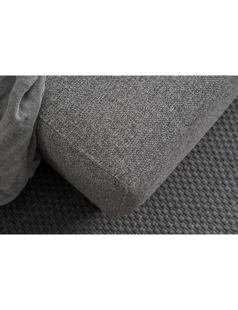 Sofá Cama Chaise Longue Direito Mane Cinzento