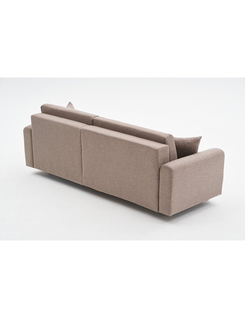 Sofá Cama Chaise Longue Direito Mane Castanho