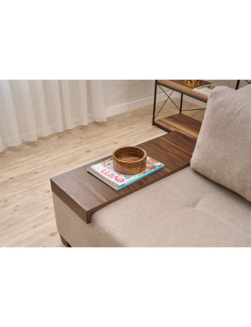 Sofá Cama 3L Perenna Linho Creme