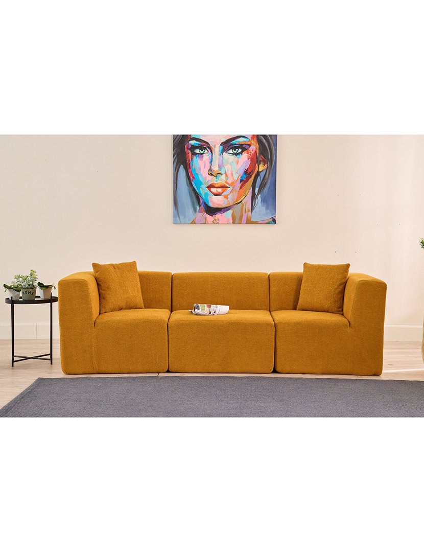 Sofá Modular 3L Raks Laranja