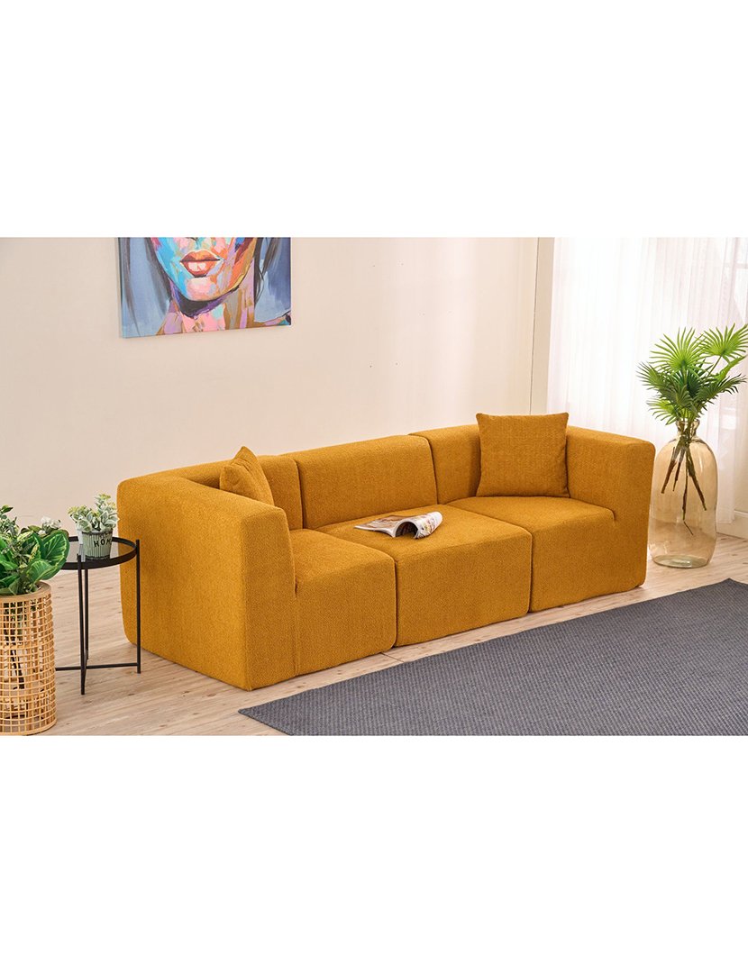 Sofá Modular 3L Raks Laranja