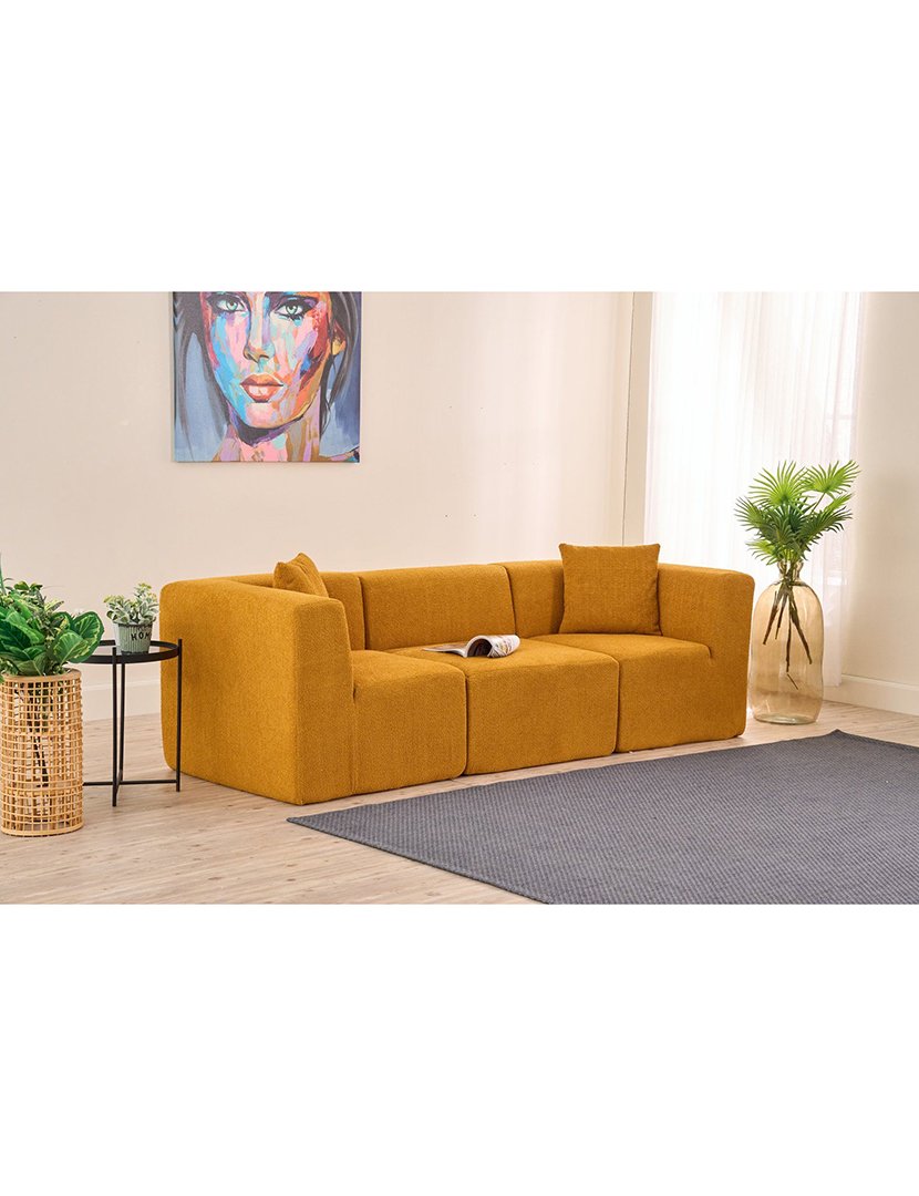 Sofá Modular 3L Raks Laranja