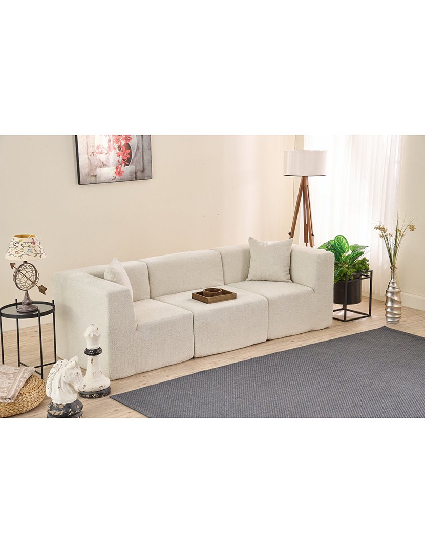 Sofá Modular 3L Raks Creme