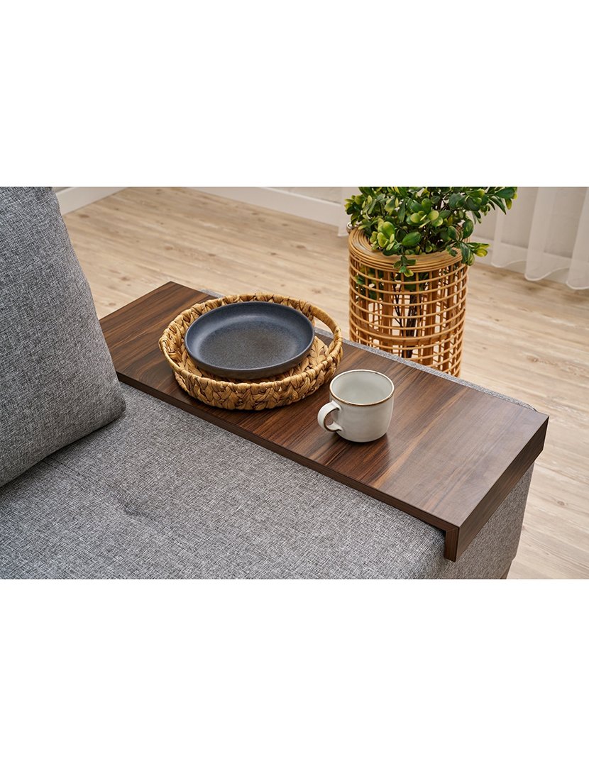 Poltrona Convertível Direito Perenna Linho Cinzento