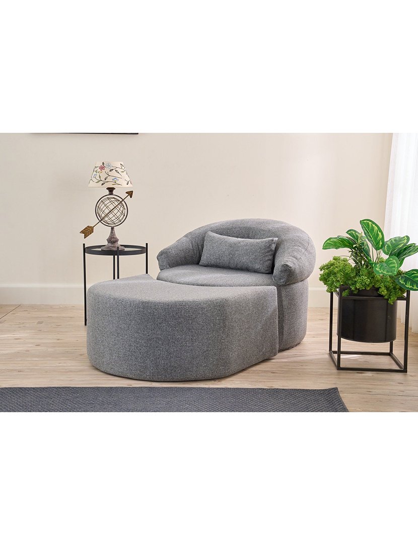 Poltrona Convertível Pitta Cinzento