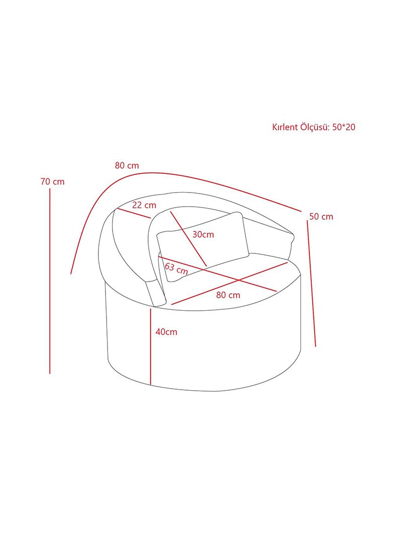 Poltrona Pitta Creme