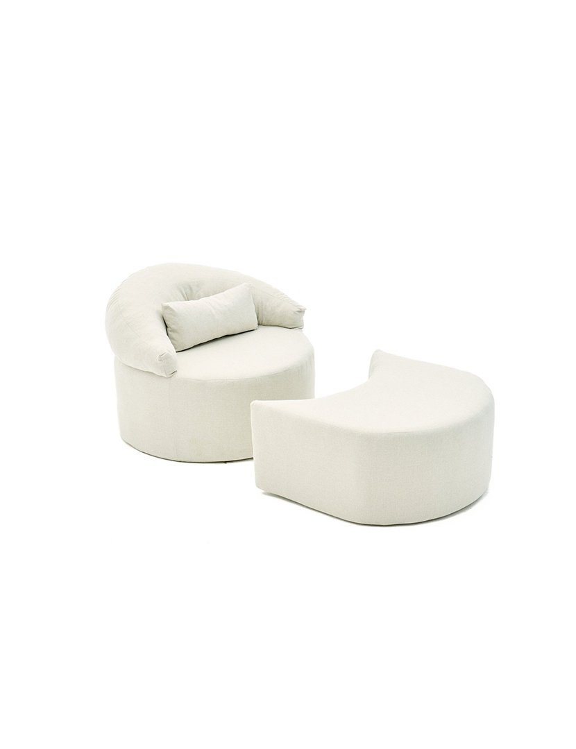 Poltrona Convertível Pitta Creme