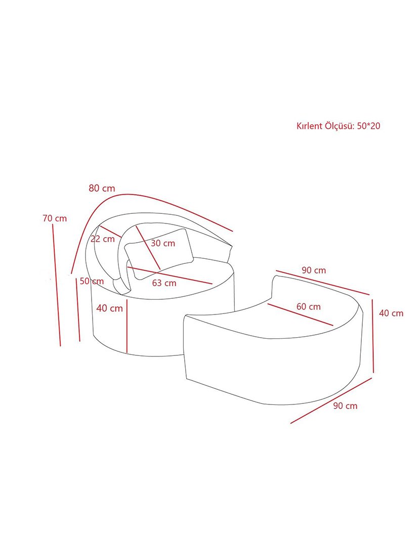 Poltrona Convertível Pitta Creme